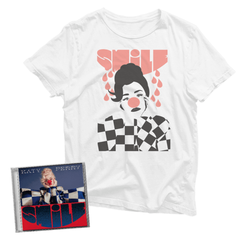 Smile (Deluxe CD + Teary Eyes T-Shirt) by Katy Perry - CD Bundle - shop now at Katy Perry store