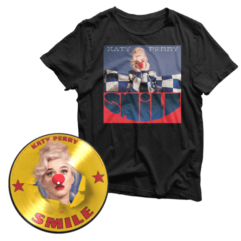 Smile (Ltd. Picture Disc + Smile T-Shirt) by Katy Perry - LP Bundle - shop now at Katy Perry store