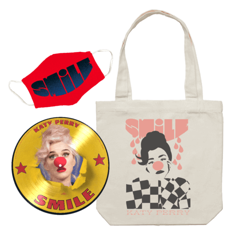 Smile (Ltd Picture Disc + Tote Bag + Mask) by Katy Perry - LP Bundle - shop now at Katy Perry store