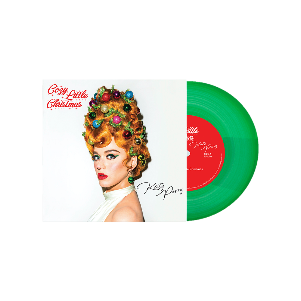 Katy Perry Cozy Little Christmas 7" Translucent Green 7Inch Vinyl 390544